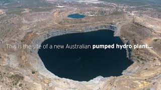 Queensland gold mine lives on as pumped hydro plant