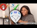 Professional laser hair removal at home, on dark skin ft ViQure￼