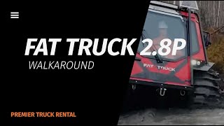 FULLY AMPHIBIOUS Fat Truck 2.8P Walk-around | PTR Premier Truck Rental