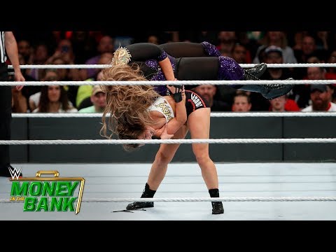 Rousey takes down Jax with an incredible Judo throw: Money in the Bank 2018 (WWE Network Exclusive)