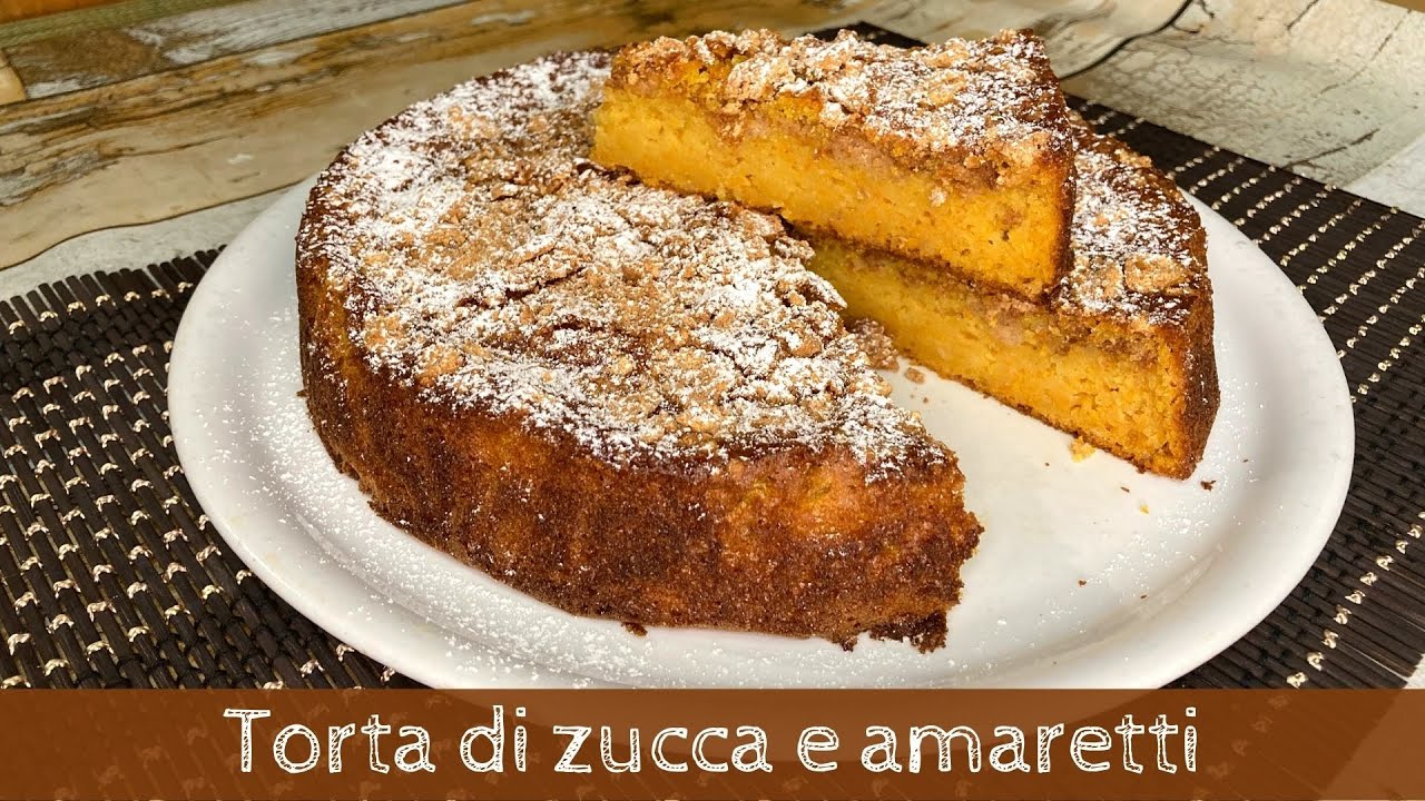 Torta di zucca e amaretti