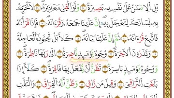 ربع يس من مصحف أحكام التجويد لمنشورات كليك بصوت القارئ ياسين الجزائري الصفحة: 138