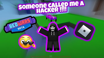 If somebody calls me a HACKER the video ends.... (Bedwars) | Roblox | AquaBoy (1080p)