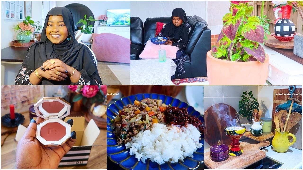 مشترياتي مكياجي اليومي لف طرحتي ترتب تنظيم طبخ  HOW WE STARTED 2025 A PRODUCTIVE DAY IN MY LIFE