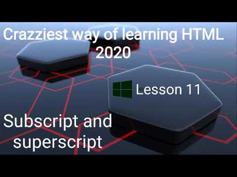 Difference between subscript and superscript. - YouTube