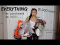 EVERYTHING I&#39;VE BOUGHT IN 2020... so far (Shein, Nike, Lululemon, Nasty Gal, Alter&#39;d State, + more)