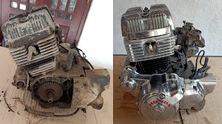 Honda CB125T(Deluxe) Engine full Restoration | Honda CB125TD Super Dream