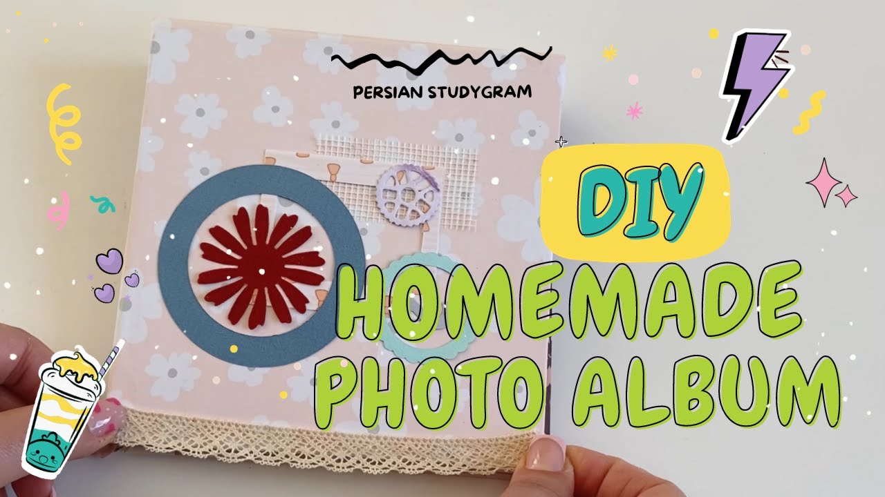 How to make photo album step by step tutorial collage art DIY