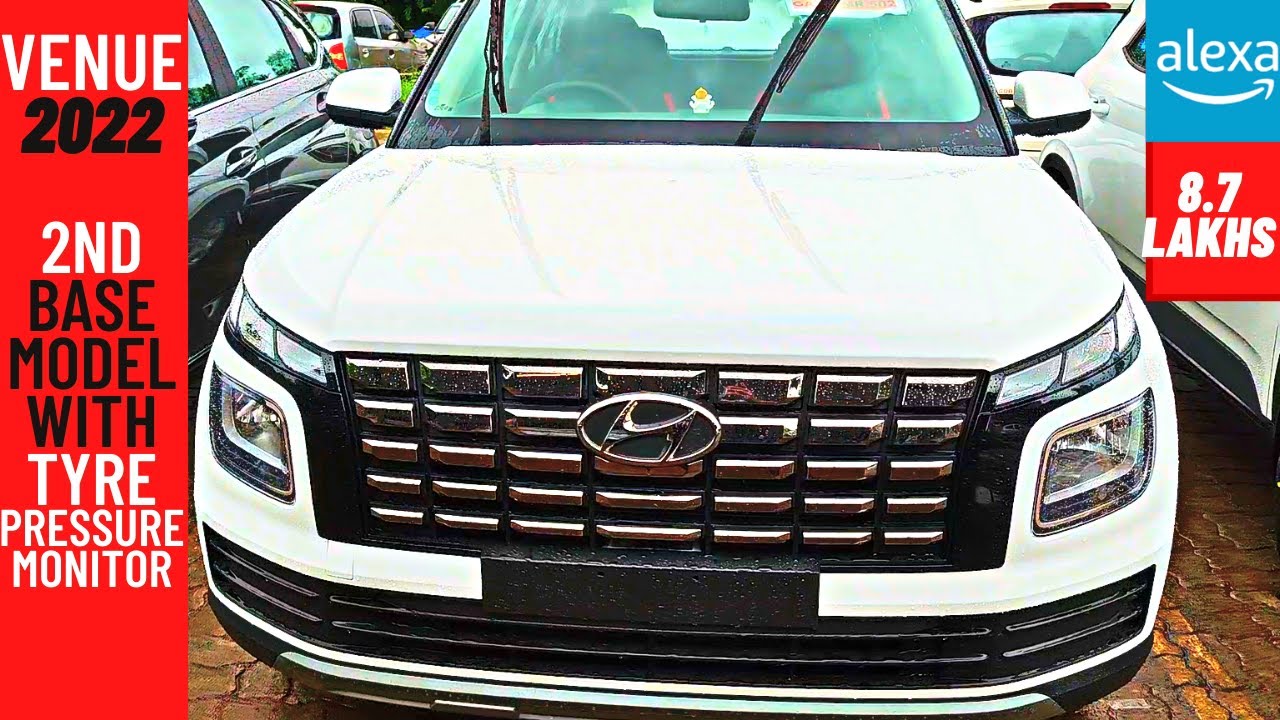 Hyundai Venue | 2nd Base Variant | Tyre Pressure Monitor | RARE Polar ...