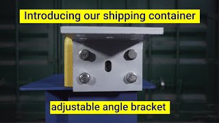 Adjustable Shipping Container Angle Bracket by Domino Clamps 355 views 3 months ago 3 minutes, 18 seconds