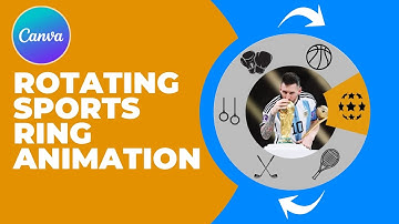 Create a Rotating Sports Ring Animation in Canva