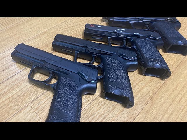 USPを比較してみる動画(東京マルイ 電動ハンドガン HK USP) - YouTube