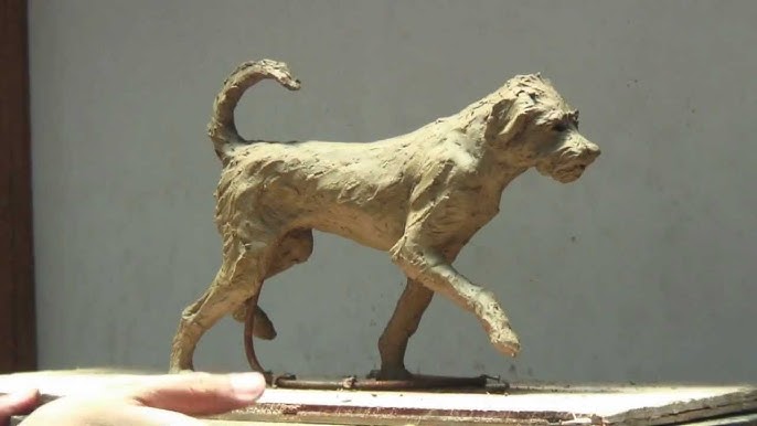 Sculpting a Dog in Air Dry Clay · Art Prof