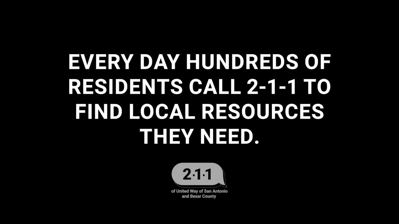 United way 2 1 1 alamo region experience youtube