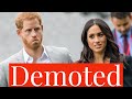 Prince harry  meghan markle demoted on royal website royals strip couple individual pages