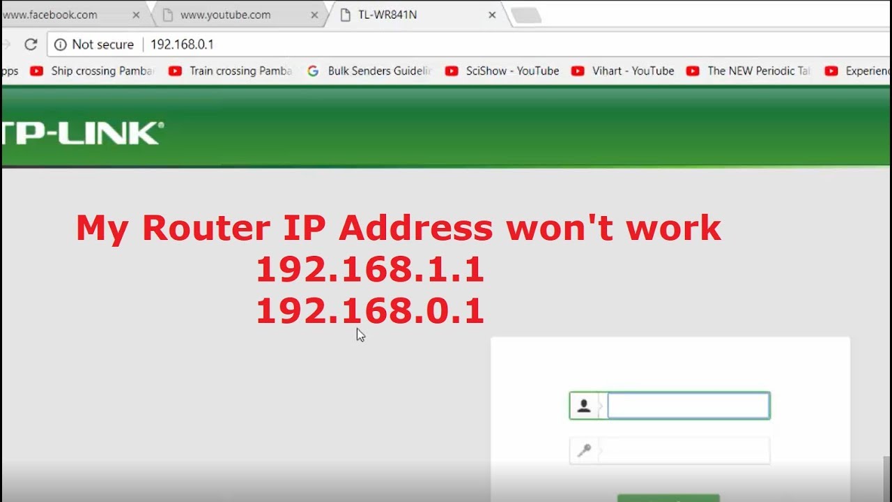 Router Ip Address Doesn t Work 192 168 0 1 Page Isn t Working How To 