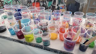 Behind the Scenes! - Mixing Day! - Tips and Tricks for Mixing Your Fluid Paints -- Acrylic Pouring