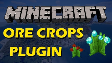 Grow diamonds and other ores Minecraft with Ore Crops Plugin