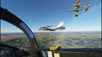 Aermacchi MB339 PAN Flight in Formation with Simpilots in Lleida in Microsoft Flight Simulator 2020