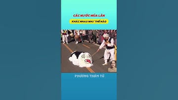 các nước múa lân khác nhau như thế nào #shorts #có_thể_bạn_chưa_biết