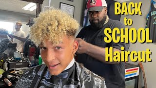 FRESH BacktoSchool HAIRCUT!  Lined up & Handsome!