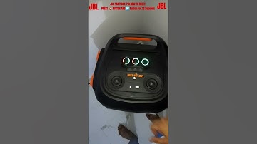 HOW TO RESET JBL Partybox 710 & 110|FACTORY SETTING|#youtubeshorts#reset#shorts#viralshorts#tutorial