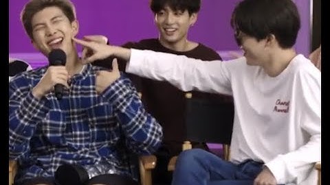 Minjoon Flirting from Radio Disney BTS Extended FULL Interview!