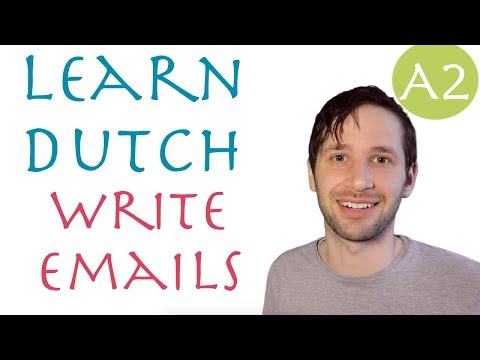 How to write an email in Dutch