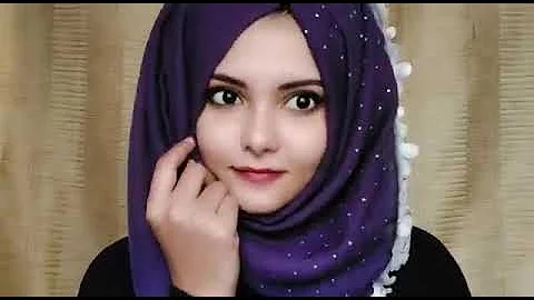 New Hijab For Party Wear By Hira Butt