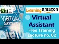 Amazon Virtual Assistant complete course | Lecture 02