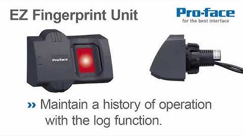 Pro-face EZ Fingerprint Recognition Unit