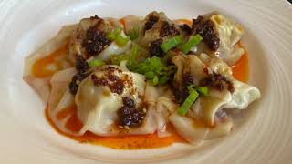 Shrimp & Pork Wontons/ Veggie Wontons/  Spicy Sichuan Wontons 鮮蝦豬肉雲吞/素雲吞/紅油炒手烹調指引