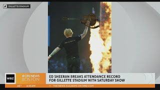 Ed Sheeran breaks Gillette Stadium single-show attendance record