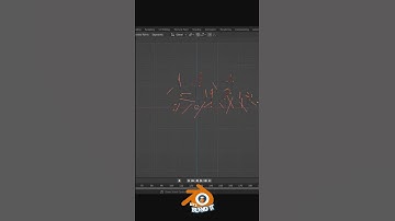 Draw anything using curves, write with curves in blender #blender3d #blendertutorial #Letsblendit