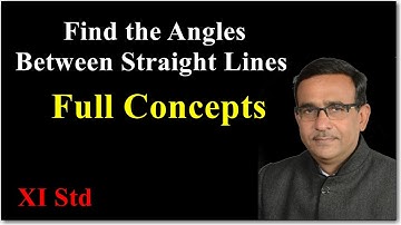 Class 11 Maths Concept of Straight Line Find the angles between Straight lines