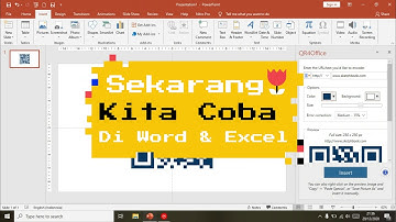 Tutorial Ms. Office : Cara Membuat QR Code di Ms Office (Ms.Word, Excel & Power Point)