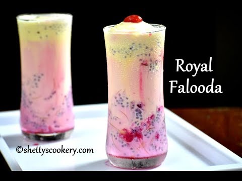 royal falooda recipe | summer desserts recipes | Falooda recipe