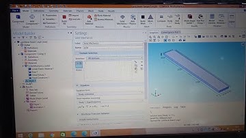 ##cantilever beam for Eigen frequency... using comsol