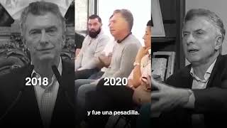 Los argumentos contradictorios del expresidente.