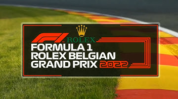 F1 2022 Belgian Grand Prix Race Intro Graphics
