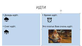 Russian verbs of motion ИДТИ - ХОДИТЬ