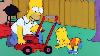 Homer Mows the Lawn