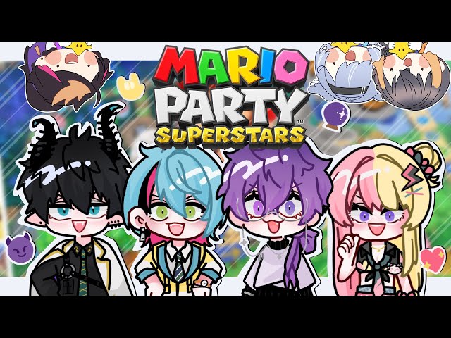 2 COLLABS, 2 PARTIES!! 【MARIO PARTY SUPERSTARS】 【NIJISANJI EN | Ren Zotto】のサムネイル