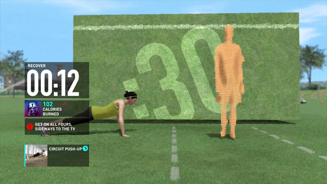 Sin aliento Parcialmente terrorista Nike + Kinect Training (Cardio workout) - YouTube