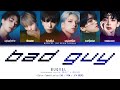 [ENG/ROM/JPN] BUGVEL &#39;bad guy&#39; Lyrics 歌詞 (Color Coded Lyrics)