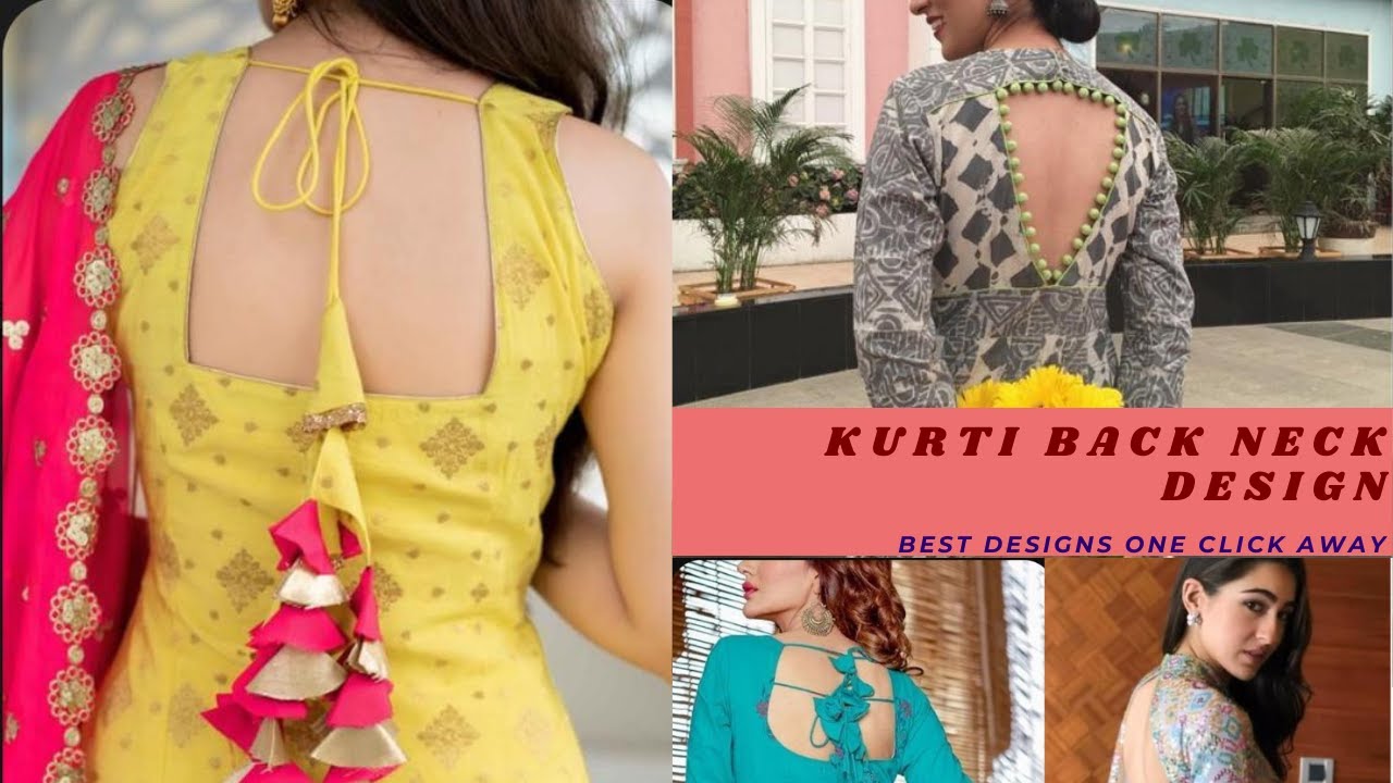 Stylish Backless Neck Designs For Kurtis/Gowns || Kurti Back Neck Designs  2022 - YouTube