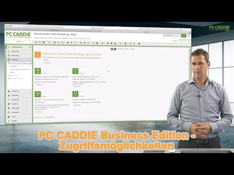 PC CADDIE Business Edition - Zugriffsmöglichkeiten 05
