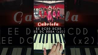 Gabriela Katseye – Easy Piano Tutorial for Beginners #Shorts