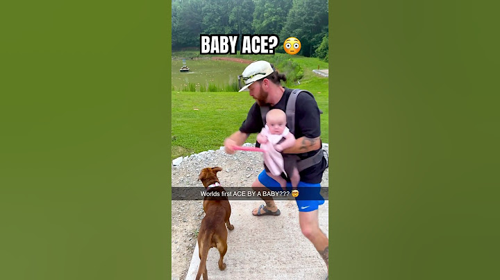 Ace WITH A BABY??? #discgolf #frisbeegolf #discgolfer