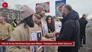 Kölnde Suriye Alevileriyle Dayanışma Nöbeti Kardeşlerimize Sahip Çıkıyoruz